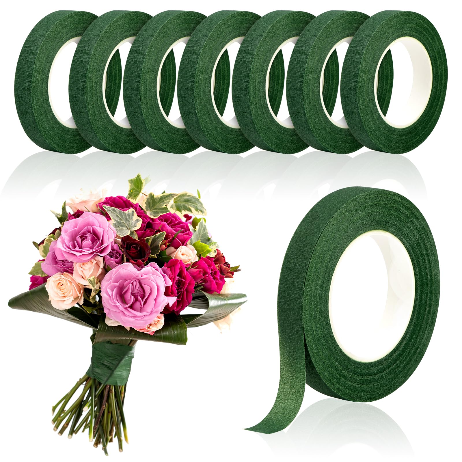 Anda Florist Supply - 20 야드 그린 꽃다발 꽃 테이프