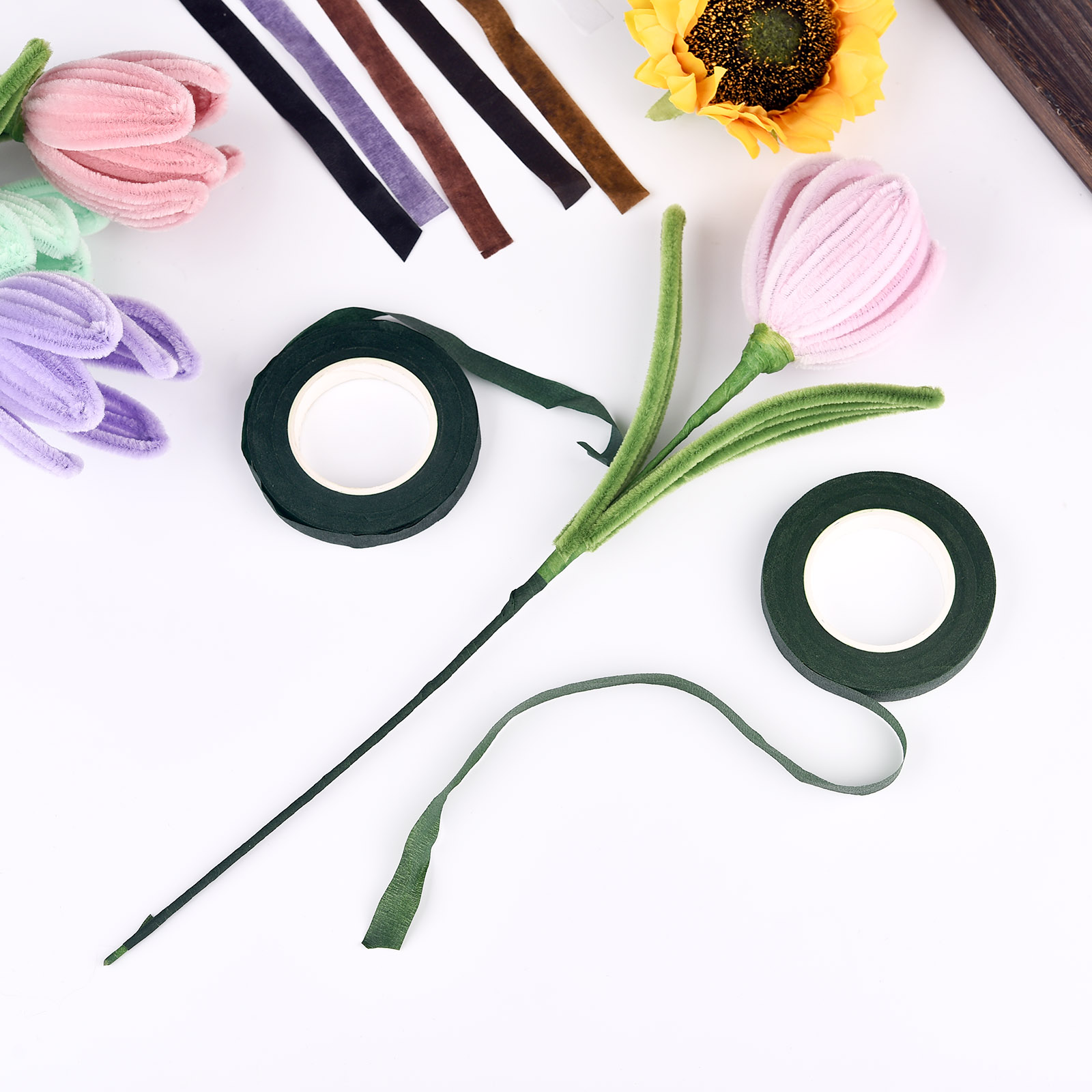 꽃무늬 스템 테이프, 단추 구멍, 인공 꽃 수술 랩,  - Anda Florist Supply 리뷰 및 가격