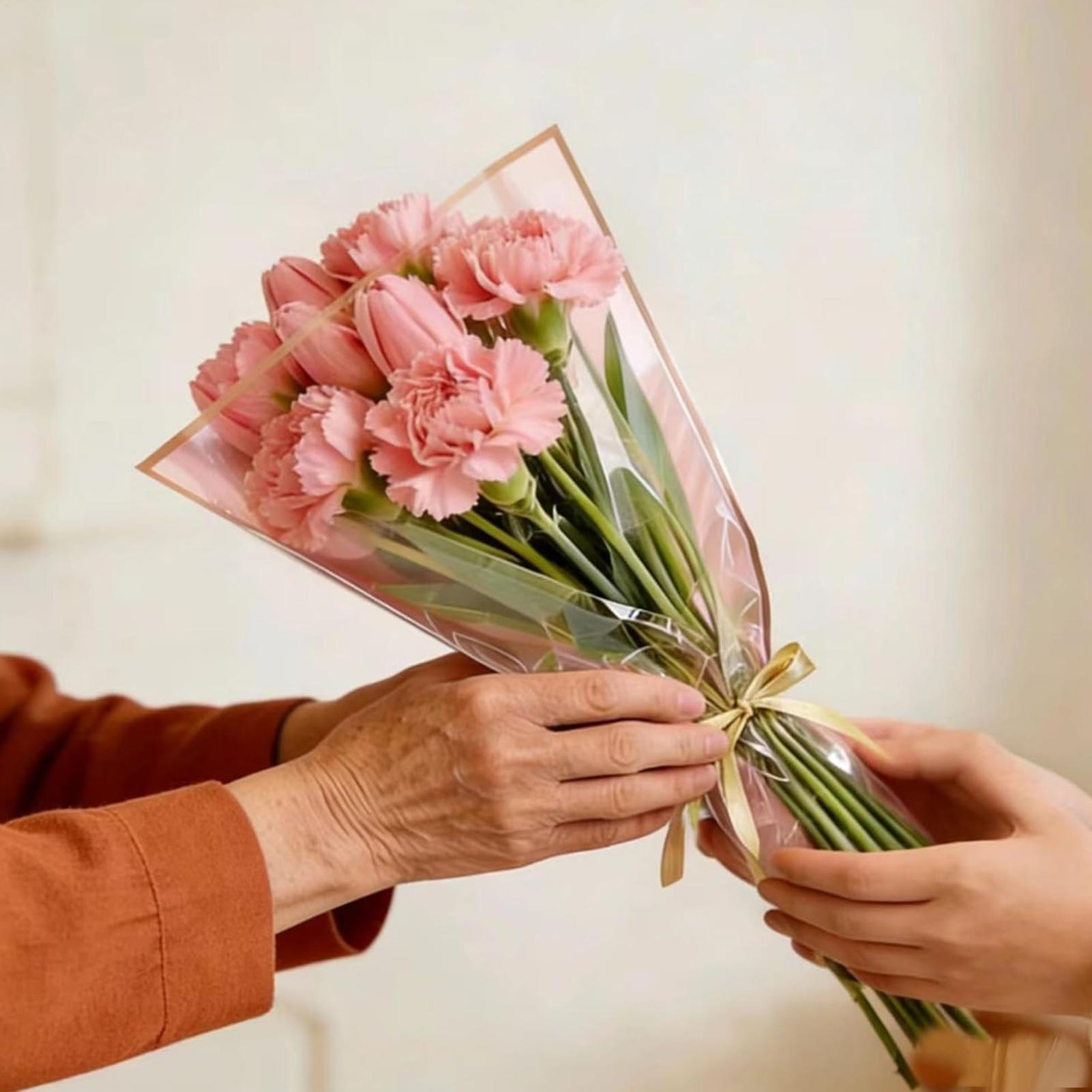 꽃 포장 가방 50개 리본 포함 꽃집 용품 꽃 꽃다발  - Florist Supply Ribbon 리뷰 및 가격