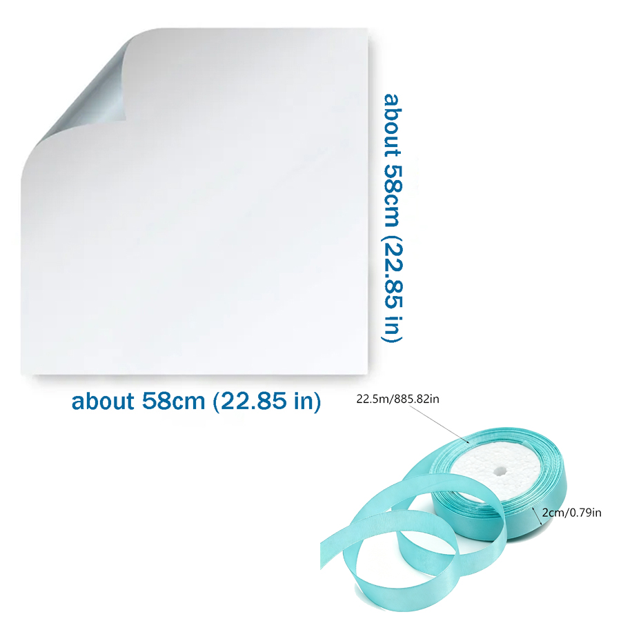 테두리 장식된 꽃 포장지 세트, 방수 꽃다발 포장지(2 - Florist Supply Ribbon 리뷰 및 가격